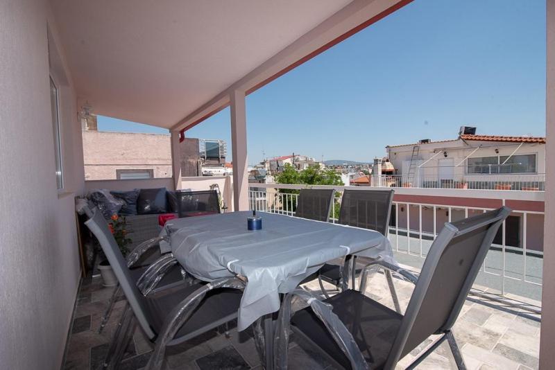 Grcka Reni Greece Beach Penthaus 3 Nea Kallikrateia Bagian luar foto